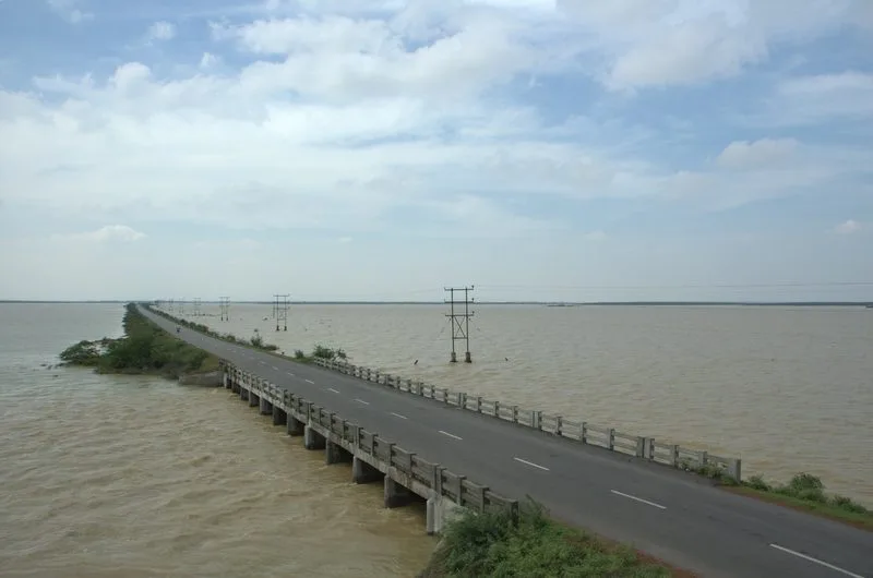 Pulicat Lake map